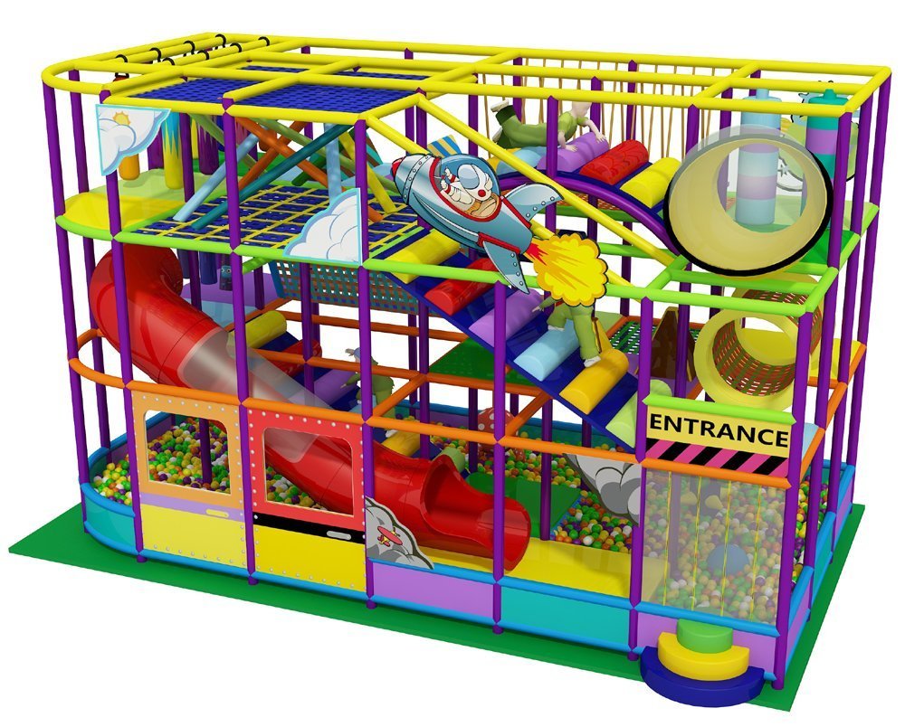 Kids Soft Play Equipment ASTM Approved Indoor Play Structure