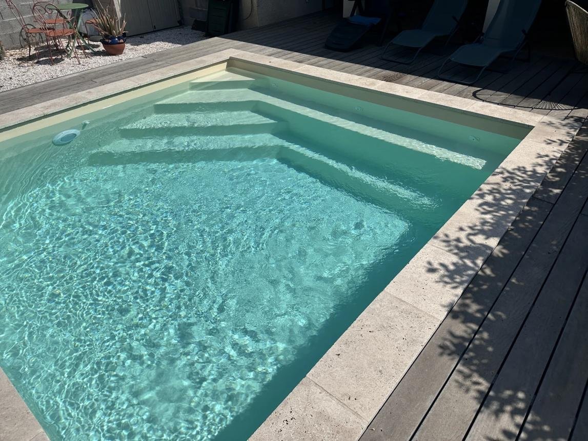 Piscine En Kit Béton Carré 4 X 4 M Luxe