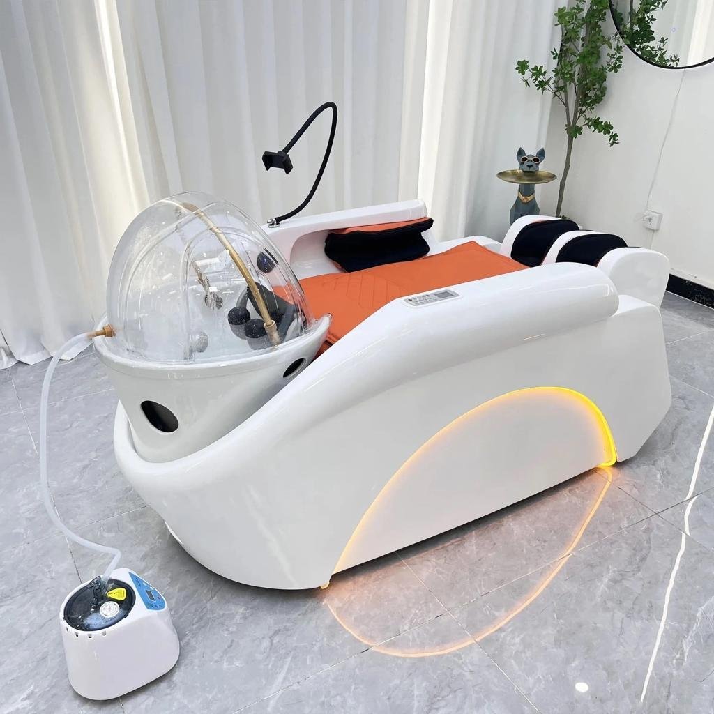 SSW XL780 Japanese Head Spa Massage Bed – Plumbed | Salon and Spa Wholesaler black