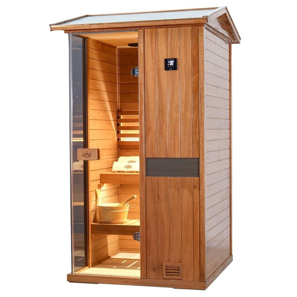 Solid Outdoor Steam Sauna – 2 Person | Model 702VS
