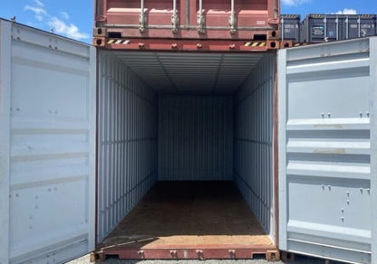 20′ high cube retired hire containers