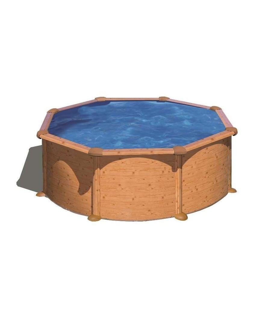 Piscine bois ronde Diamant 360 x 131 cm