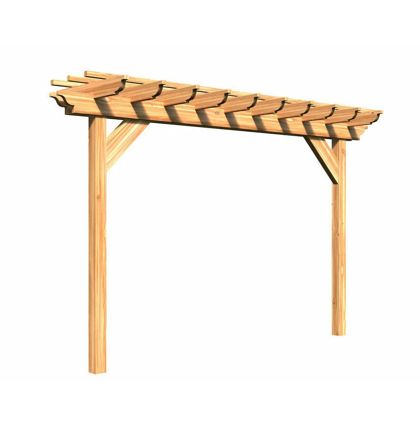 Creekvine Designs Monterrey Western Red Cedar Outdoor Pergola 3x14 Ft
