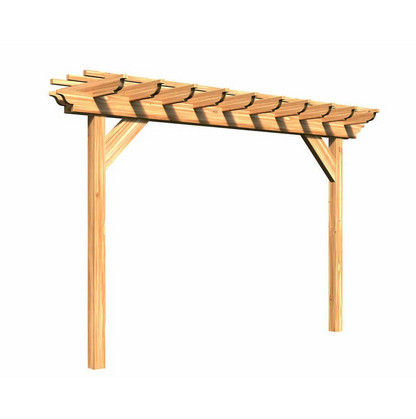 Creekvine Designs Monterrey Western Red Cedar Outdoor Pergola 3x14 Ft