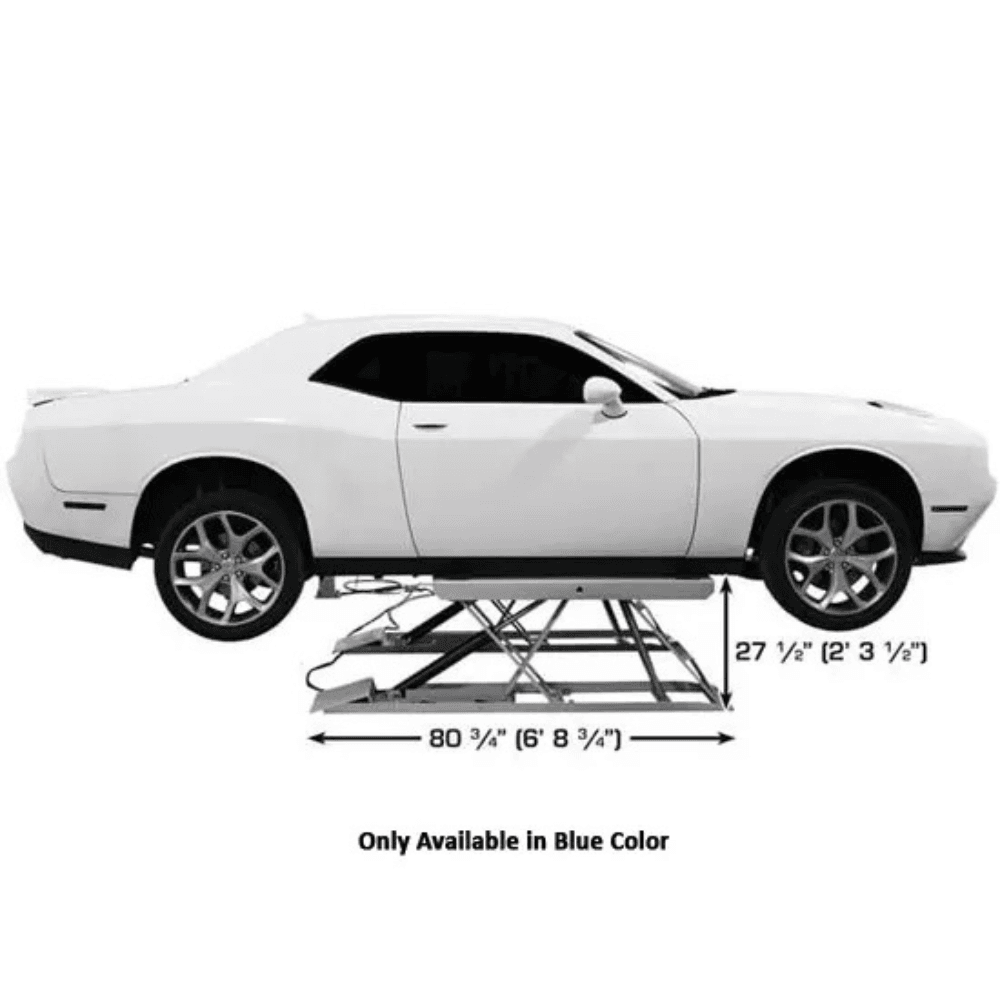 BendPak LR-60 Low-Rise Car Lift 6000 Lb Capacity 110V Compact