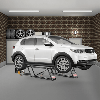 Garage Pro 5000 Lb Adjustable Car Lift with Remote Control Portable