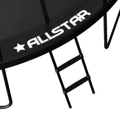 ALLSTAR 10-Foot Backyard Outdoor Trampoline with Safety Net and Ladder