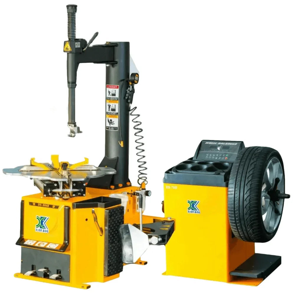 Designasofadfw 1.5 HP Tire Changer & Wheel Balancer Combo 806B/70D