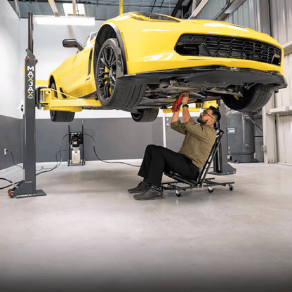 MaxJax M7K 7000 Lb. Capacity Portable 110V Two-Post Garage Car Lift