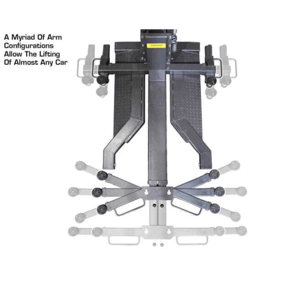 BendPak MDS-6LP 6000 Lb. Capacity Mid-Rise Open-Center Scissor Car Lift