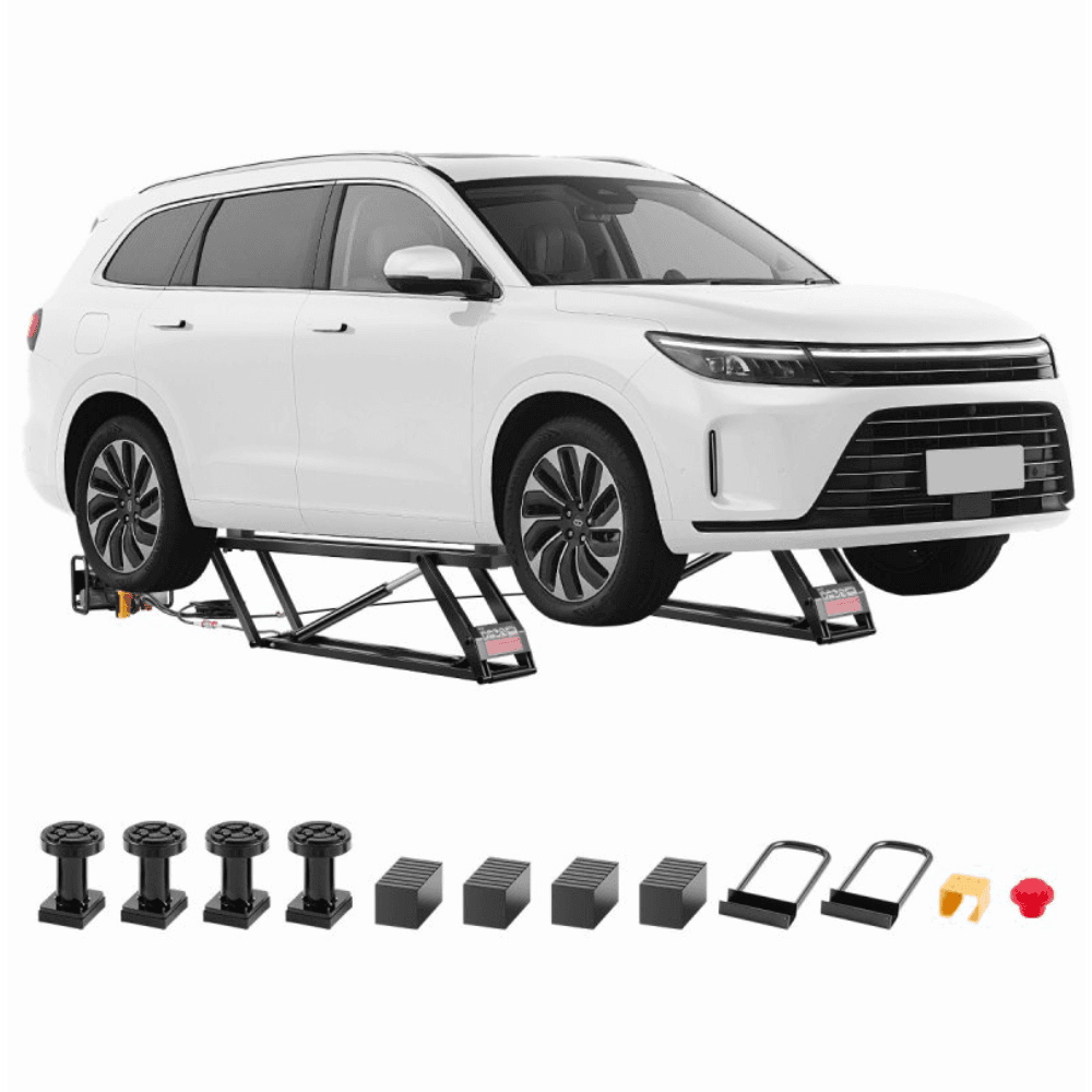 Designasofadfw 7000 Lb. Adjustable Remote-Control Portable Car Lift