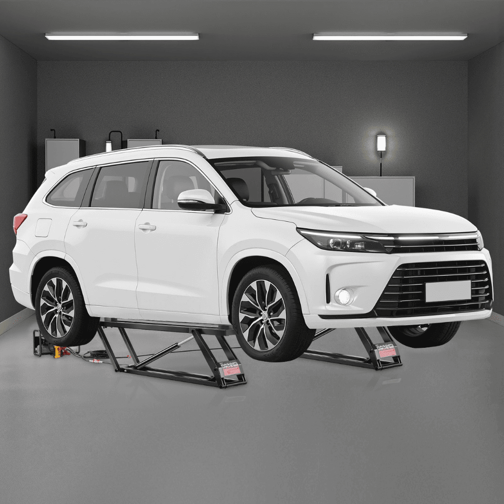 Designasofadfw 7000 Lb. Adjustable Remote-Control Portable Car Lift