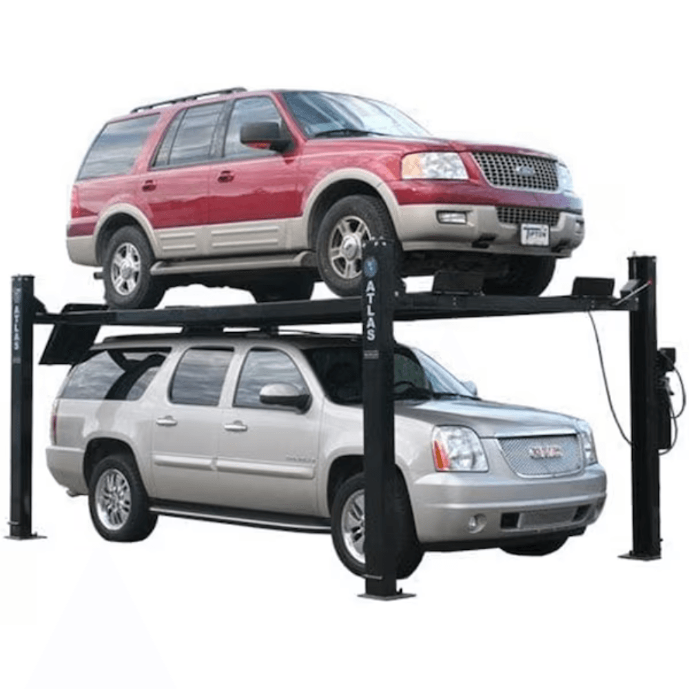Atlas Garage PRO9000 9000 Lb. Extra Wide Tall Long Portable 4-Post Lift