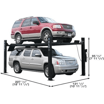Atlas Garage PRO9000 9000 Lb. Extra Wide Tall Long Portable 4-Post Lift