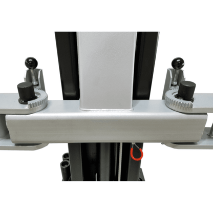Premium 9000 Lb. Capacity Asymmetric Clear-Floor 2-Post Car Lift in Black