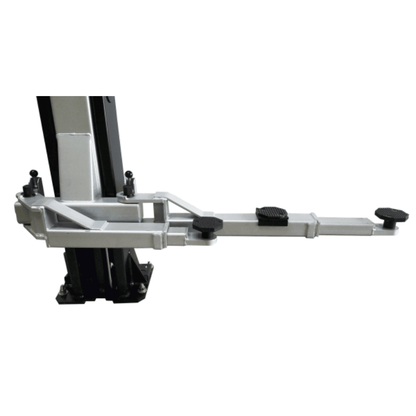 Premium 9000 Lb. Capacity Asymmetric Clear-Floor 2-Post Car Lift in Black