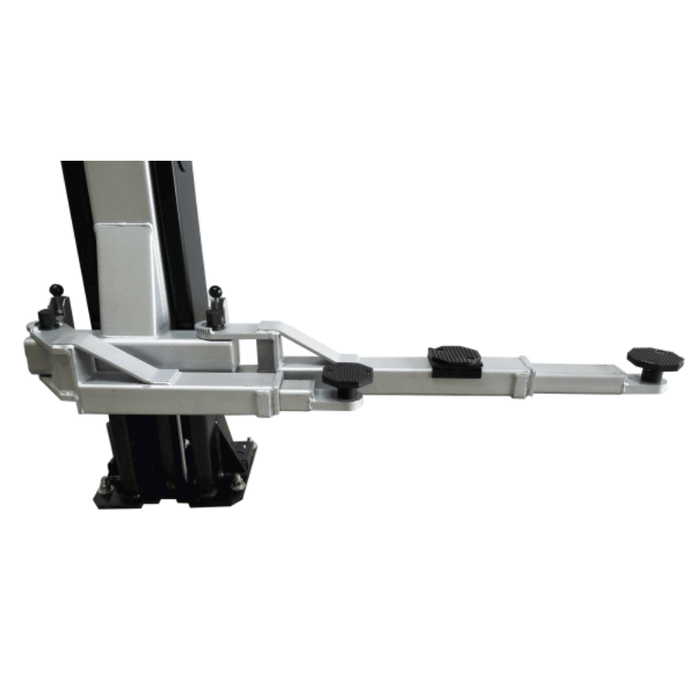 Premium 9000 Lb. Capacity Asymmetric Clear-Floor 2-Post Car Lift in Black