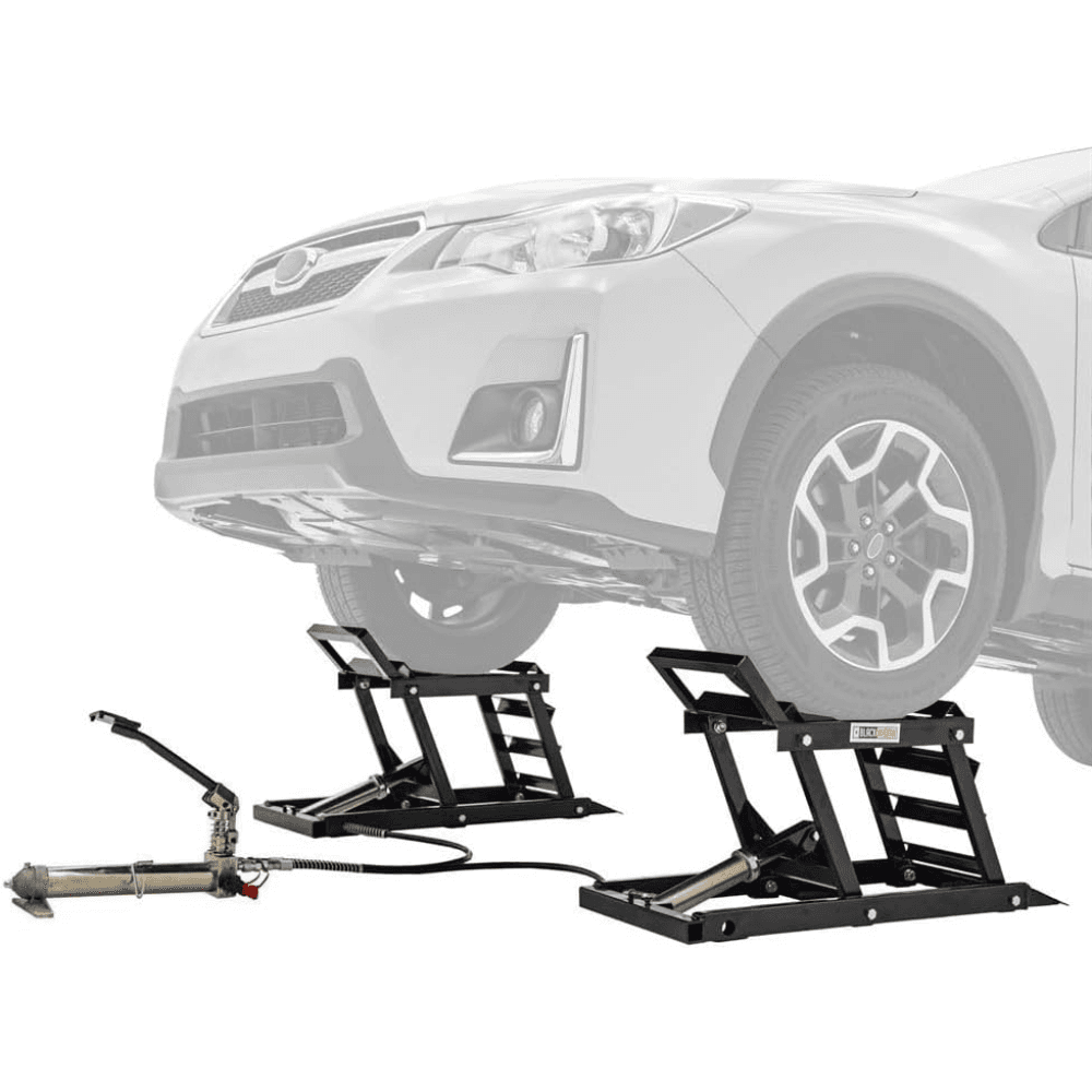 Black Widow 3,000 lbs. Hydraulic Underbody Access Car Lift with Ramp