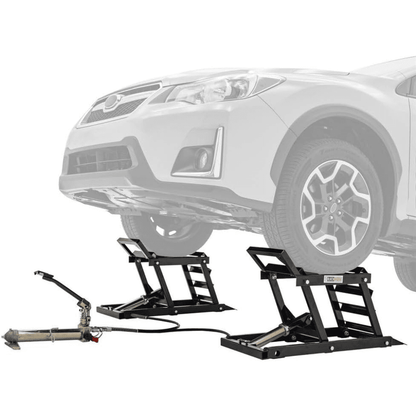 Black Widow 3,000 lbs. Hydraulic Underbody Access Car Lift with Ramp