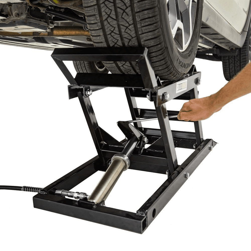 Black Widow 3,000 lbs. Hydraulic Underbody Access Car Lift with Ramp