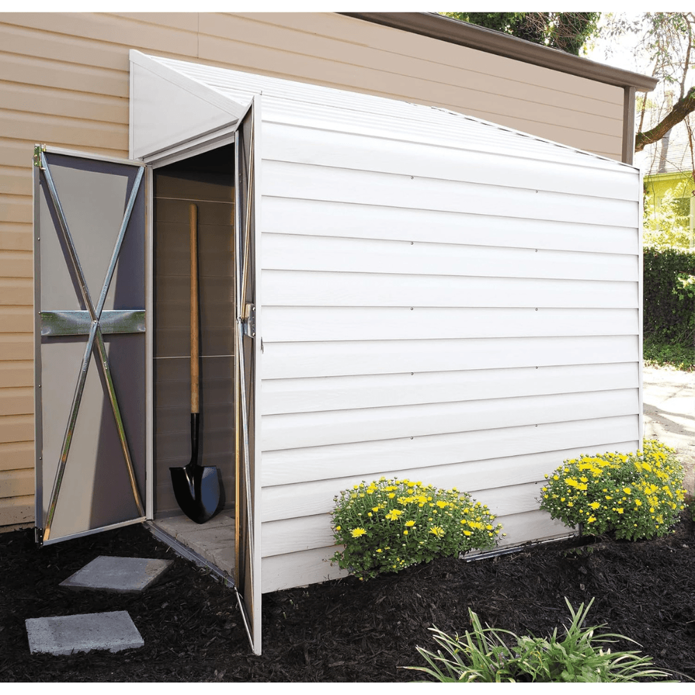 Arrow Yardsaver 4' x 7' Galvanized Steel Lean-To Storage Shed