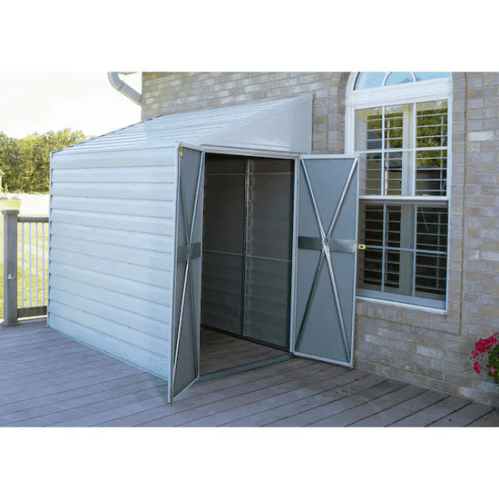 Arrow Yardsaver 4' x 7' Galvanized Steel Lean-To Storage Shed