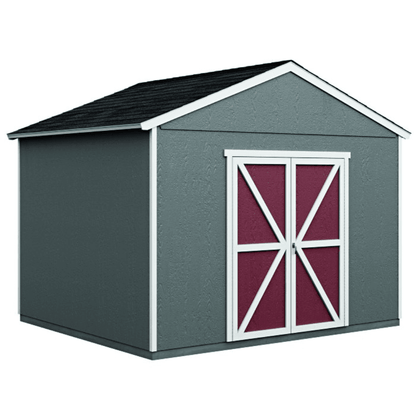 Handy Home Products Astoria 12' x 12' Wood Outdoor Storage Shed