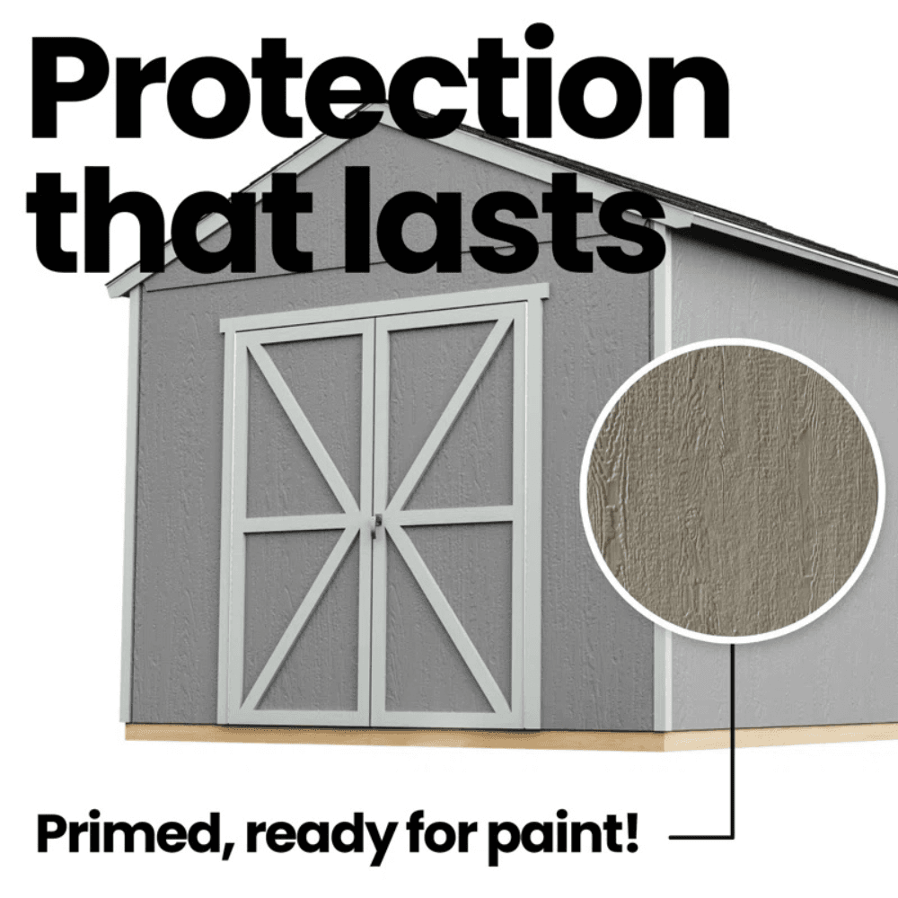 Handy Home Products Astoria 12' x 12' Wood Outdoor Storage Shed