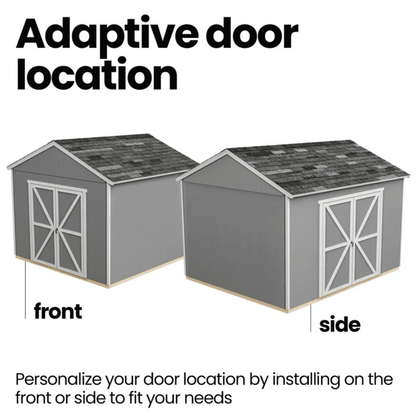 Handy Home Products Astoria 12' x 12' Wood Outdoor Storage Shed
