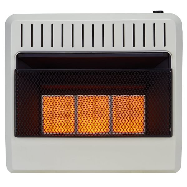 Avenger 30,000 BTU Dual Fuel Ventless Infrared Gas Space Heater FDT3IRA-R, Factory Reconditioned