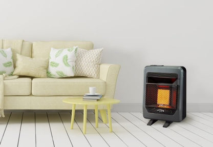 Bluegrass Living 10,000 BTU Natural Gas Ventless Infrared Space Heater with Base Feet B10TNIR-B