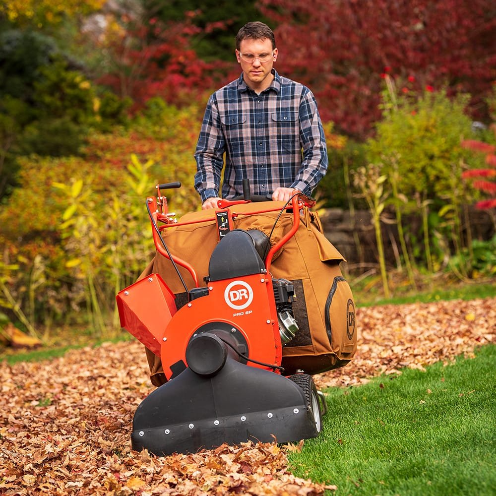 DR Power Premier 28-Inch Walk-Behind Lawn and Leaf Vacuum with Chipper