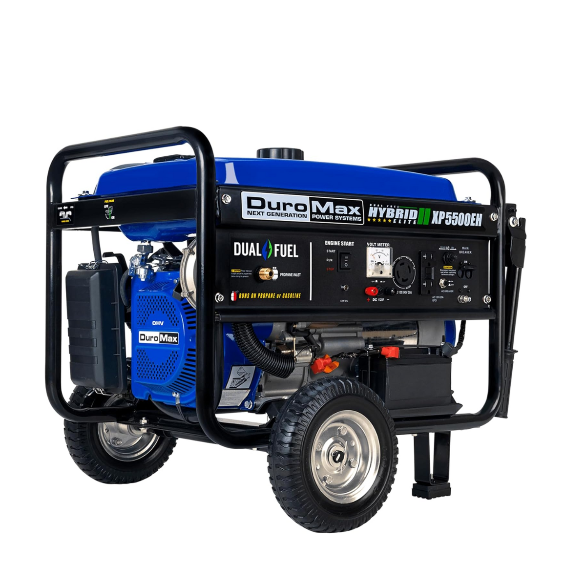 DuroMax XP5500EH 5500-Watt Dual Fuel Portable Gas Propane Generator
