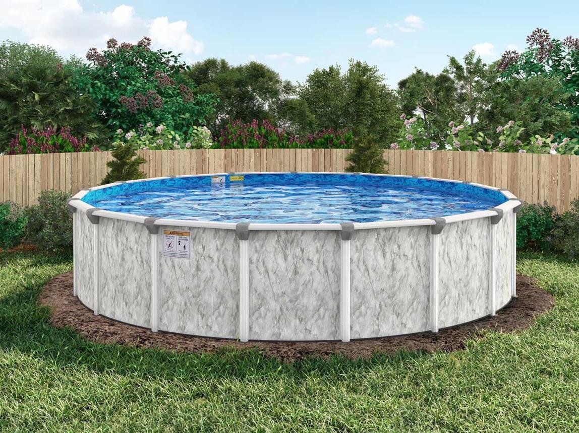 24’x54′′ Ocean Sea – Aluminum Wall, Resin Top Seats, Steel Bottom Track and Rim