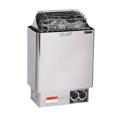 Harvia Electric Sauna Heater Package | KIP 6kW | Traditional Finnish Sauna Heater | Complete Package