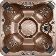 American Spas 7-Person 40-Jet Premium Acrylic Bench Spa Standard Hot Tub with Ozonator and 5.5kW Heater