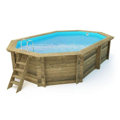 OOGarden Piscine bois MANAIA 120 4,90 x 3 x 1,20m