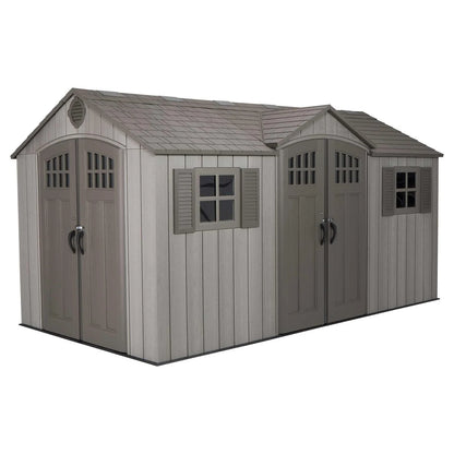 Lifetime 15 Ft X 8 Ft Outdoor Storage Sheds – 60318